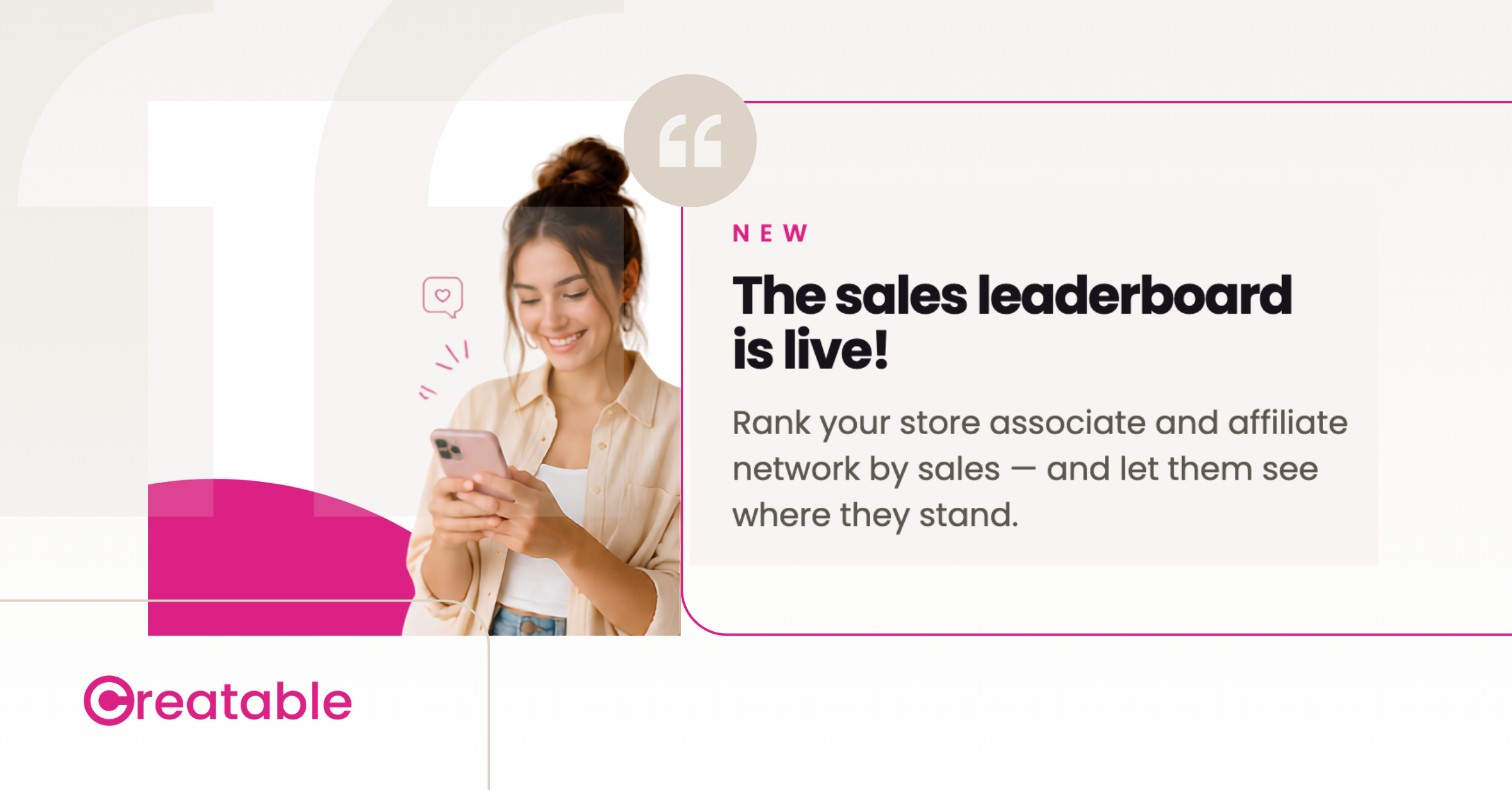 The Sales Leaderboard is Live!